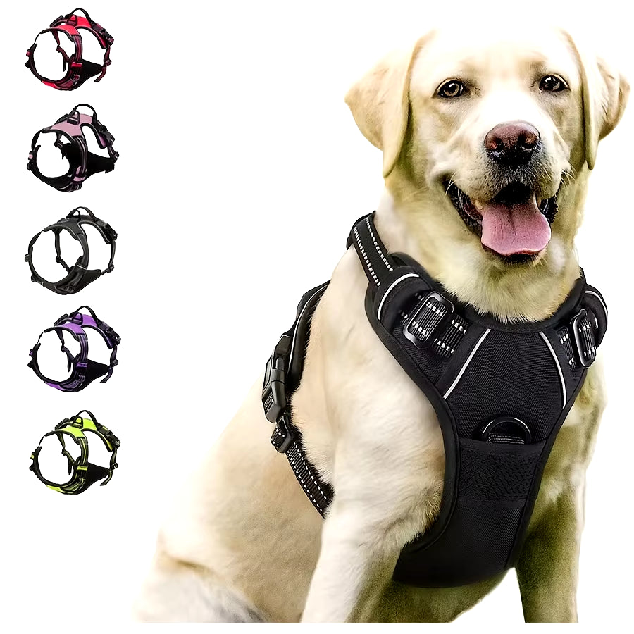  Arnés para perros sin tirones con clip frontal