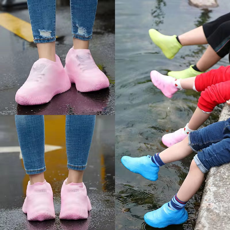  Fundas reutilizables impermeables para zapatos de lluvia, de silicona