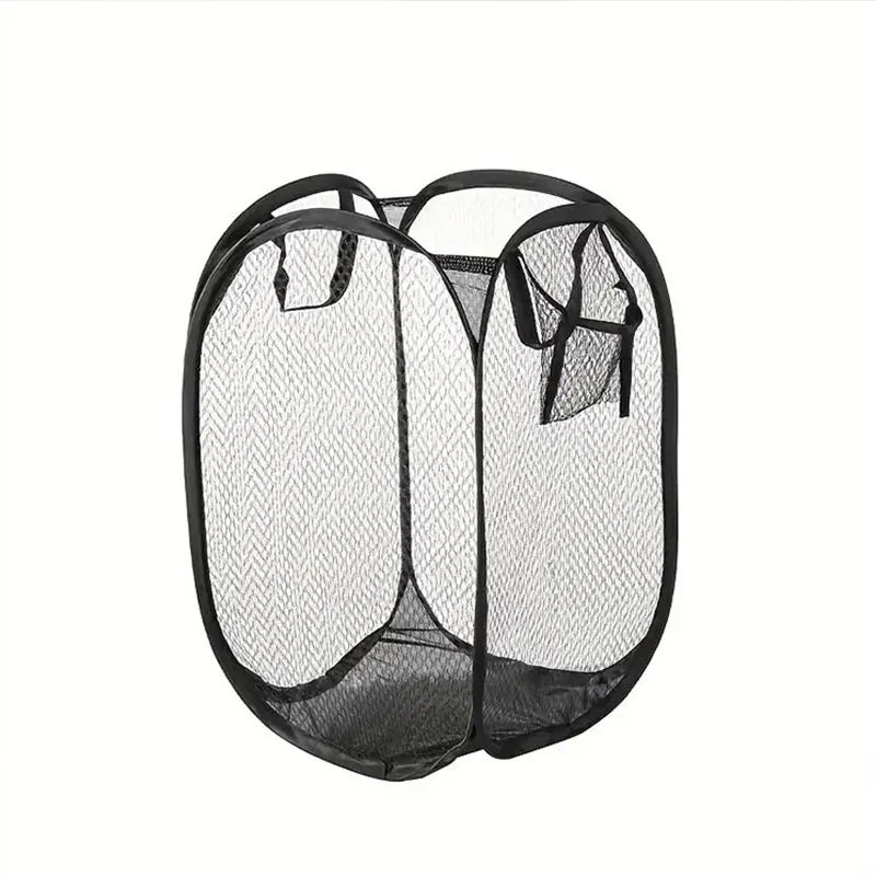  Cesta de lavandería plegable de malla