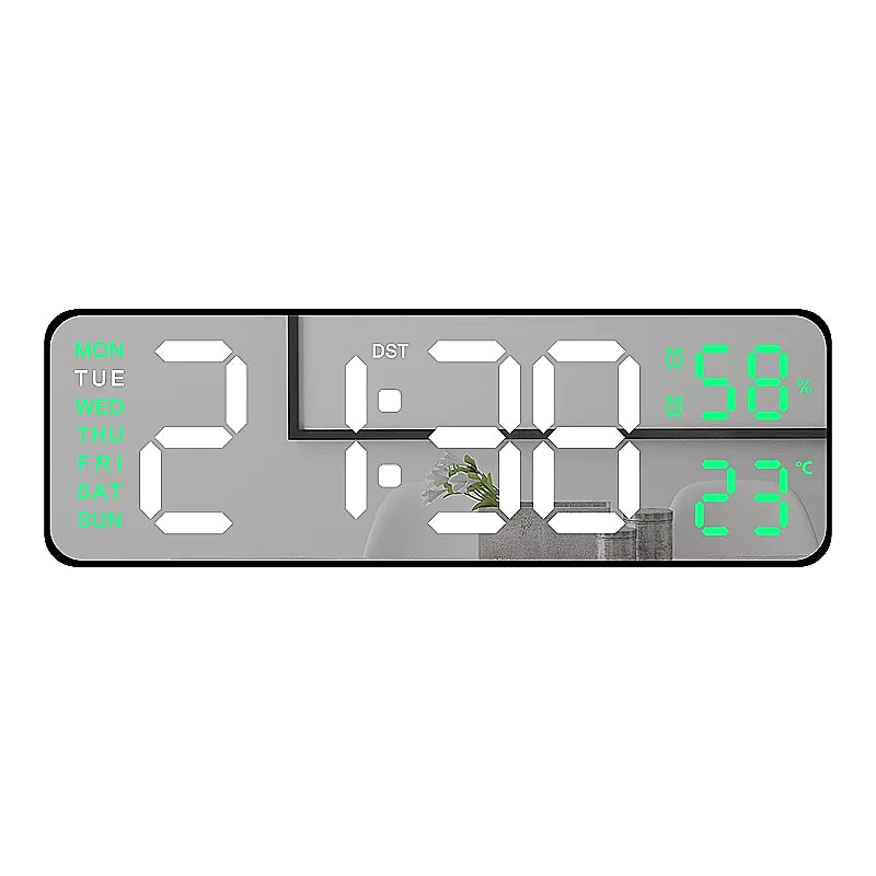  Reloj de pared digital grande de 9 pulgadas