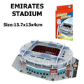  Campo de fútbol en miniatura, rompecabezas 3D para armar estadios famosos del mundo