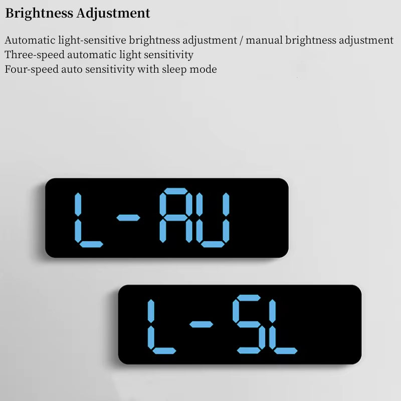  Reloj de pared digital grande de 9 pulgadas